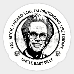 BABY BILLY SMILE BLACK Sticker